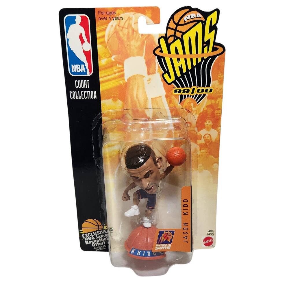 NBA Jams Jason Kidd '99/'00 Season 4" Figure Mattel /Upper Deck 1998 Brand New
